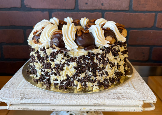 Salted Caramel Pecan St. Honore